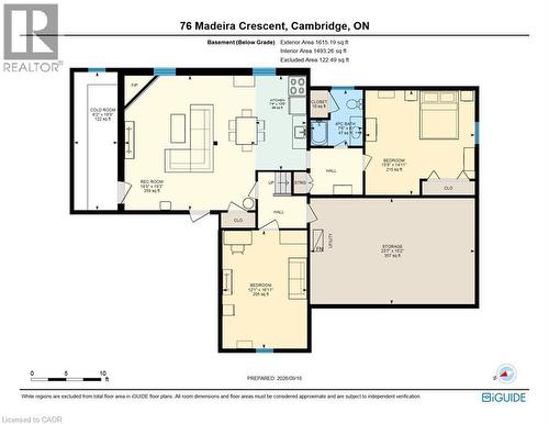 Floor plan - 76 Madeira Crescent, Cambridge, ON 