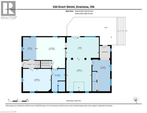 Floor plan - 154 Evert Street, Rockwood, ON 