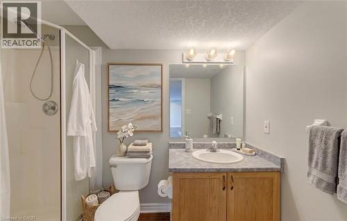 3PC Basement Bathroom Digitally Staged - 25 Bankside Drive Unit# 2, Kitchener, ON 