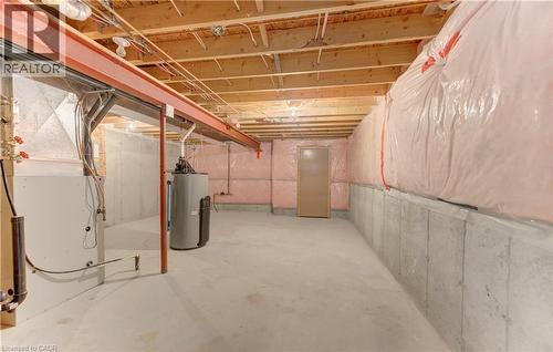 Unfinished storage space in basement - 25 Bankside Drive Unit# 2, Kitchener, ON 