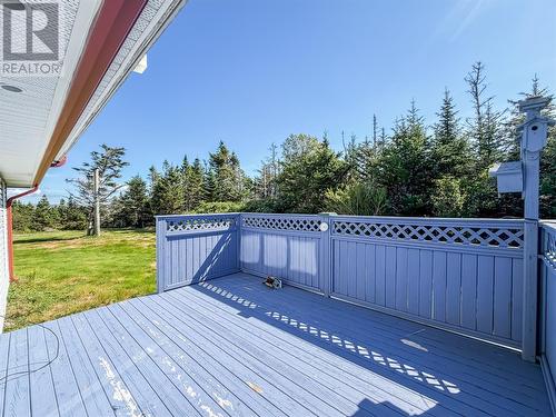 Side deck off dining room - 157 Kimberley Farm Drive, Winterland, NL 