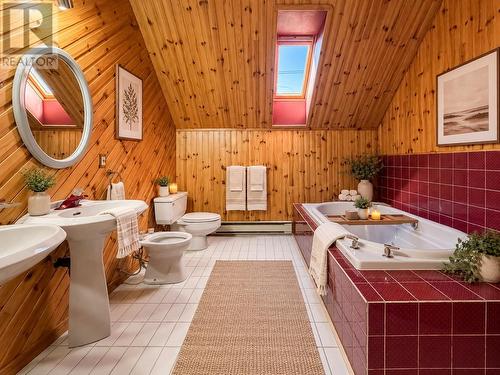 Main bathroom staged with A.I. - 157 Kimberley Farm Drive, Winterland, NL 