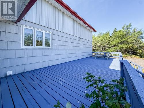 Back deck leading into the foyer - 157 Kimberley Farm Drive, Winterland, NL 