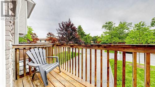 Balcony off of Kitchen - 44 - 5536 Montevideo Road, Mississauga, ON 
