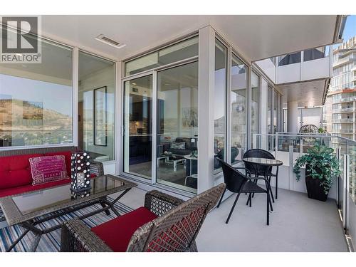 Private balcony - 1181 Sunset Drive Unit# 1401, Kelowna, BC 