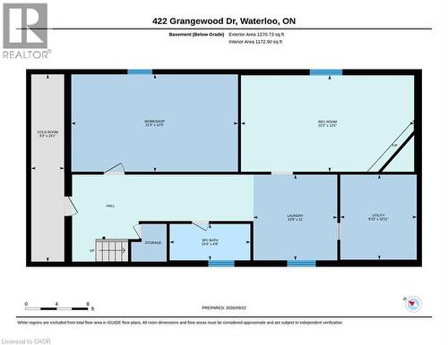 Floor plan - 422 Grangewood Drive, Waterloo, ON 