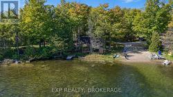 view of site OR336 and second park beach from lake - 