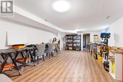 Currently recreation room set up as workshop - 