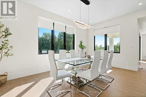 Large dining room looking over backyard - 53900 Heritage Line, Bayham (Richmond), ON 