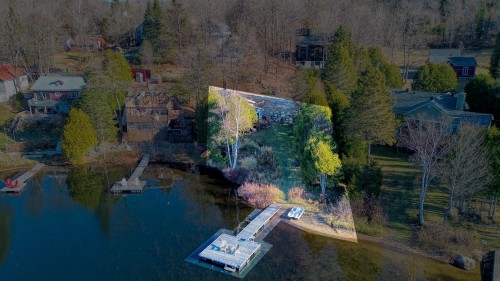 Photo aérienne - 1727 Ch. De La Baie-Du-Lac, Saint-Sauveur, QC 