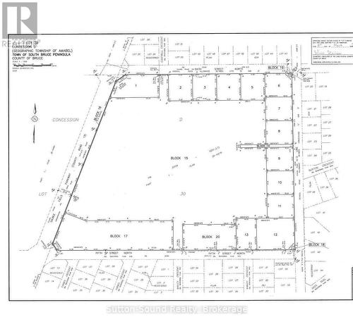 Final Plan 3M 279 - Lot 10 D Line, South Bruce Peninsula, ON 