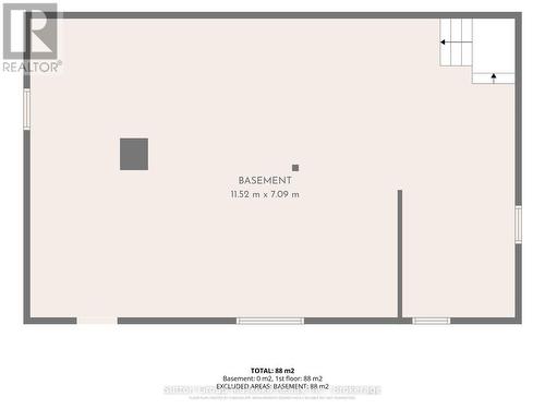 Full Unfinished Basement - 120 Line Hill Road, Huntsville (Chaffey), ON 
