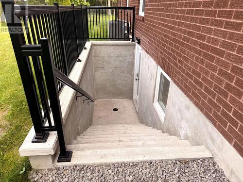 Separate entrance to the basement outside view - 4275 Tooley Road, Clarington, ON 
