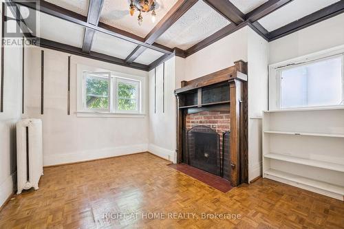 2nd floor fireplace (as is) - 4 Jean Street, Toronto, ON 