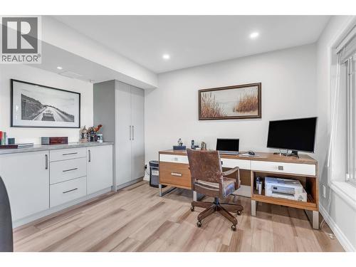 office/den with built-in shelving - 1113 Mt Fosthall Drive, Vernon, BC 