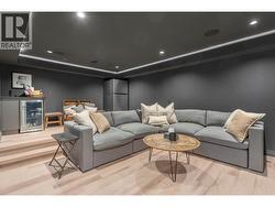 theatre room with wet bar - 