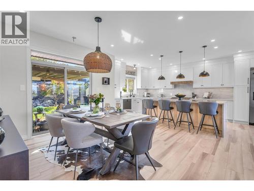 Spacious dining - room for all! - 1113 Mt Fosthall Drive, Vernon, BC 
