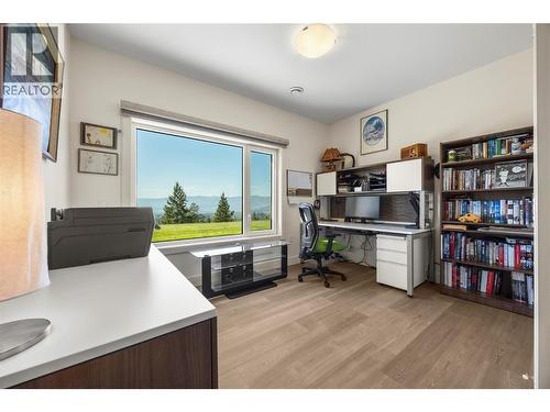 3rd bedroom on lower level with lake views - 2442 Bella Vista Street, Kelowna, BC 