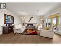 Featuring a linear gas fireplace - 2442 Bella Vista Street, Kelowna, BC 