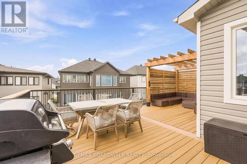 Expansive elevated deck for outdoor living - 210 Pingwi Place, Ottawa, ON 