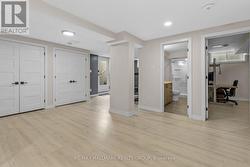 Lower-level secondary unit open living space - 