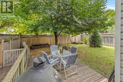 Backyard deck and patio seating - 5 Rayburn Street, Ottawa, ON 
