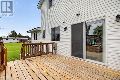 Back deck - 28 Second Street, Edwardsburgh/Cardinal, ON 
