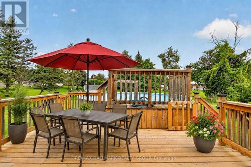 Virtually staged back deck - 28 Second Street, Edwardsburgh/Cardinal, ON 