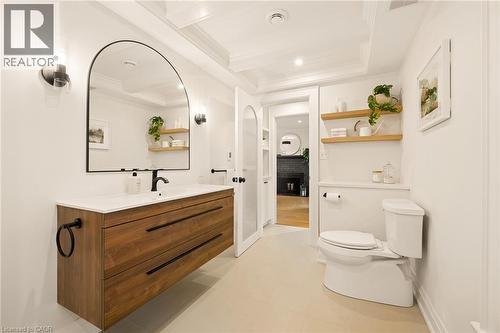 Coffered Ceiling and Fluted Glass Door - 15 Panabaker Street, Cambridge, ON 