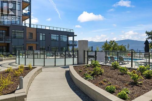 Outdoor Community Space with access to the Outdoor Pool and Hot Tub - 2780 Olalla Road Unit# 107, West Kelowna, BC 