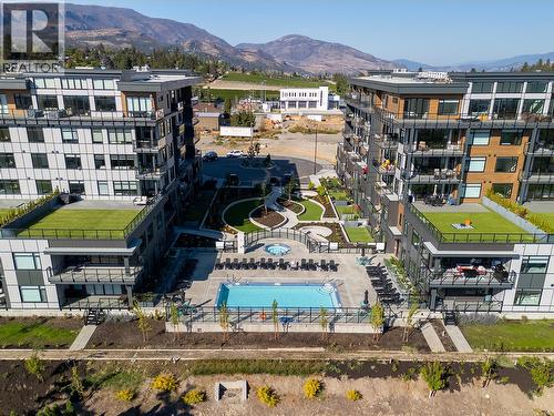 Aerial View of The Residences at Lakeview Village - 2780 Olalla Road Unit# 107, West Kelowna, BC 