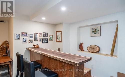 Wet bar located in the basement - 30 Samantha Lane, Midland, ON 
