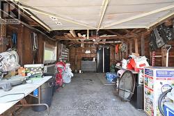 Inside the detached garage - 