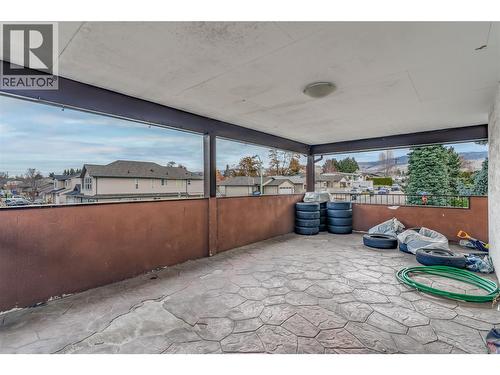 Deck off Kitchen/ Dining Room/ Living Room - 758 Josselyn Court, Kelowna, BC 