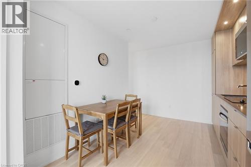 Light wood-finish flooring complements white walls - 60 Central Park Roadway Unit# 2010, Etobicoke, ON 