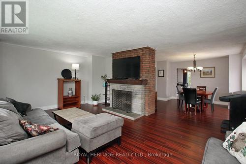 Living Room W Fire Place - 4 Brantwood Drive, Toronto, ON 