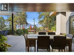 Walk out from Dining room to covered eating area - 