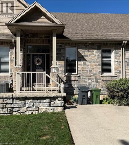 Front entrance with parking pad in front. - 9 Old Hamilton Road Unit# 2, Port Dover, ON 