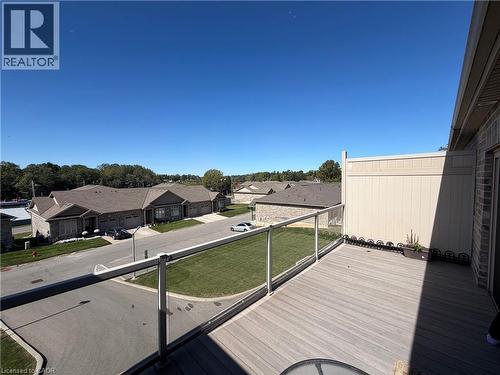 Top floor deck with westerly views and sun! - 9 Old Hamilton Road Unit# 2, Port Dover, ON 