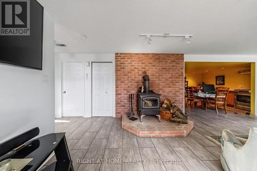 Cozy Fireplace in Lower Level - 156 Cooper Road, Madoc, ON 