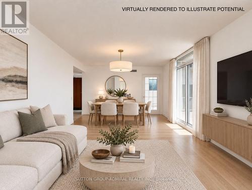 VIRTUALLY RENDERED TO ILLUSTRATE POTENTIAL - 1004 - 2 Covington Road, Toronto, ON 