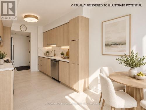 VIRTUALLY RENDERED TO ILLUSTRATE POTENTIAL - 1004 - 2 Covington Road, Toronto, ON 