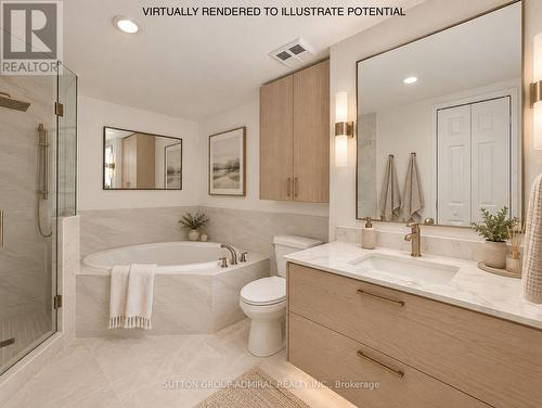 VIRTUALLY RENDERED TO ILLUSTRATE POTENTIAL - 1004 - 2 Covington Road, Toronto, ON 