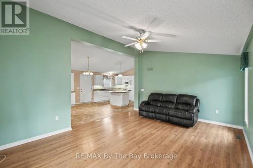 Living Area with Catherdral Ceilings - 30 St James Place, Wasaga Beach, ON 