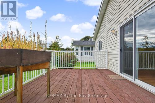 Backyard Composite Deck Overlooking Pond - 30 St James Place, Wasaga Beach, ON 