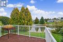 Back Yard Deck Views of the Pond - 30 St James Place, Wasaga Beach, ON 