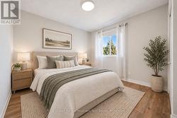 Virtually staged bedroom #3 - 