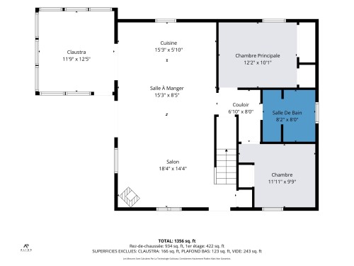 Floor Plan - 1905 Rue Chapais, Chertsey, QC 