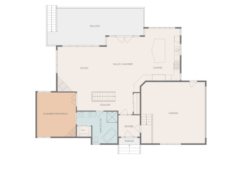 Plan (croquis) - 44 Imp. De La Roche, Shefford, QC 