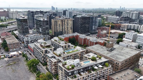 Aerial View - 703-288 Rue Ann, Montréal (Le Sud-Ouest), QC 